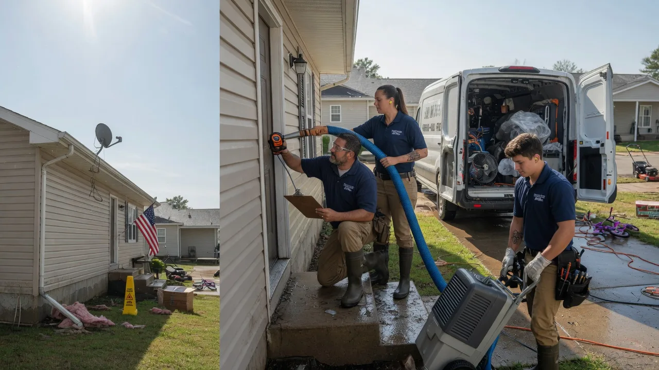 Ceiling Water Damage Restoration in Leavenworth, IN near me